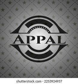 Appal dark icon or emblem. Vector Illustration. Detailed. 