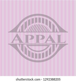 Appal retro pink emblem