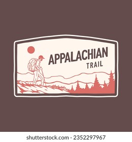 appalachische Spur, Vektorgrafik