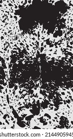 Appaloosa Horse Hide Animal Print. Hand drawn cowhide animal seamless pattern. Longhorn Texas Cattle print. Appaloosa Horse hide print. Animal seamless repeat pattern.