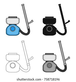 Apparatus for disinfection single icon in cartoon,black,outline,monochrome style for design.Pest Control Service vector symbol stock illustration web.