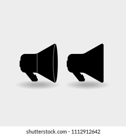 an apparatus that converts electrical impulses into sound, typically as part of a public address system or stereo equipment