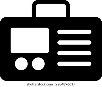 apparatus Vector illustration on a transparent background. Premium quality symmbols. Glyphs vector icons for concept and graphic design. 
