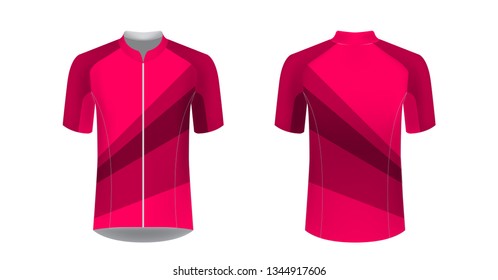 Apparel blank for triathlon, cycling, running competition, marathon and racing games. T-shirt sport design concept. Gaming casual clothing concept. Soccer sportswear. Sublimation print. Tech pack.