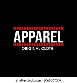 apparel clothing urban design vintage vector typhography 
