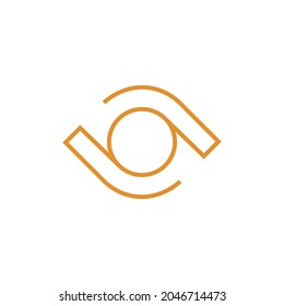 Apparel, fashion, hands, minimalist, minimal, logo design, monogram symbol, vector illustration, template, clothing icon, business, abstract, simple and unique, linear sign