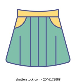 Apparel Fill inside vector icon which can easily modify or edit 