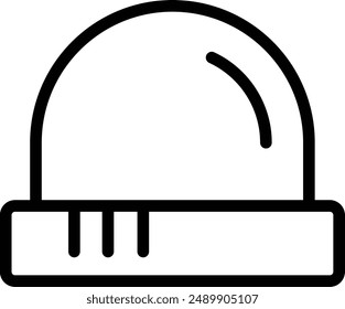 Apparel flat black vector icon.
