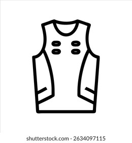 apparel icon modern art illustration design black and white silhouette with bold outline 