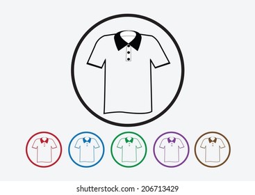 Apparel shirt and T-shirt Icon Clothing icons