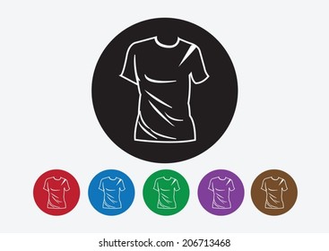 Apparel shirt and T-shirt Icon Clothing icons
