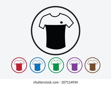 Apparel shirt and T-shirt Icon Clothing icons