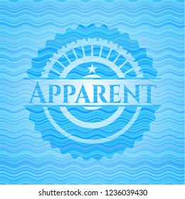 Apparent water badge.