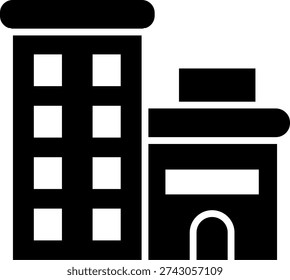 Appartment Glyph Icon Vector Design