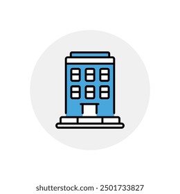 Appartment icon vector stock illustration