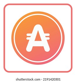APPC AppCoins (background white) Cryptocurrency, Blockchain, Crypto 