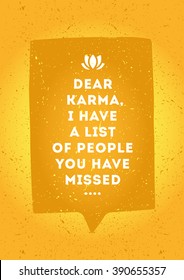 Appeal to Dear Karma