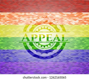 Appeal lgbt colors emblem 