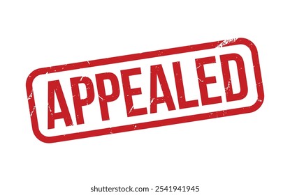 Appealed Rubber Stamp Seal Vector
