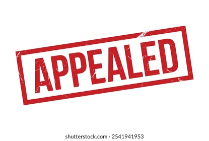 Appealed Rubber Stamp Seal Vector