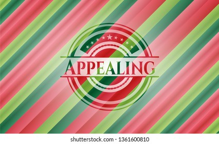 Appealing christmas emblem.