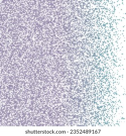 Appealing geometric matrix background in spectral colors. Powerful square vector illustration.