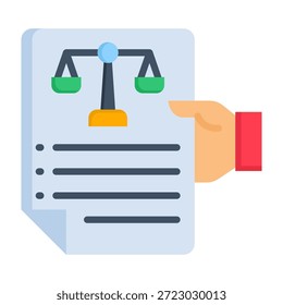 Ilustración vectorial de estilo plano de icono de apelaciones