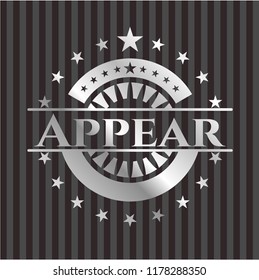 Appear silver emblem or badge
