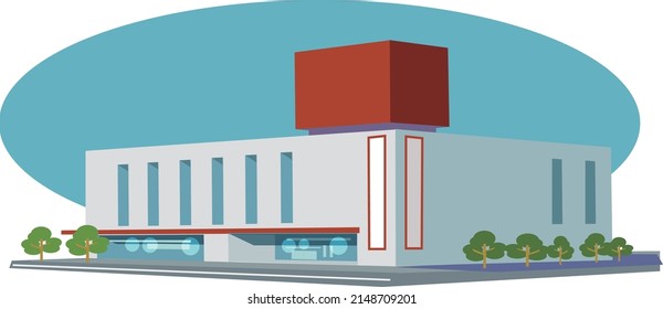 It is the appearance of a department store without a main line.
