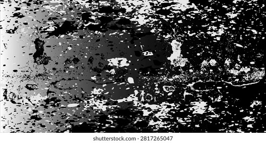 Its appearance resembles an Image Trace effect, the texture of the ground or the moon, a camouflage pattern, or marble, featuring detailed black-and-white speckles and cracks.