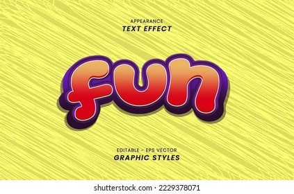 Appearance Text Effects Stickers - Writing Words Fun. Effects can be used in the Graphic Style settings. Text Can be changed. Perfect for Business, Web, Game, Promotion, Brand and Campaign Titles.