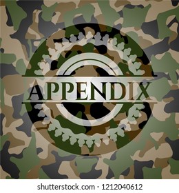 Appendix on camo pattern