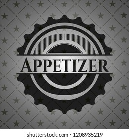 Appetizer black emblem. Vintage.