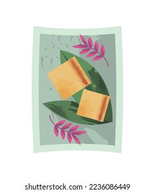 appetizer food plating, icon isolated