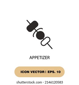 appetizer icons  symbol vector elements for infographic web