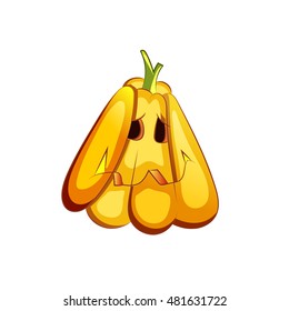 appetizing beautiful pumpkin for Halloween