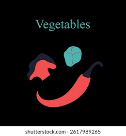 Appetizing fruit, vegetables and berries collection.