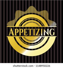 Appetizing gold badge