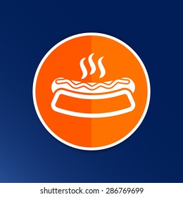 Appetizing hotdog such logo version also available gallery.
