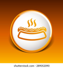 Appetizing hotdog such logo version also available gallery.
