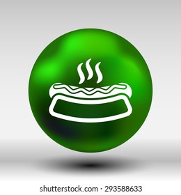 Appetizing hotdog such logo version also available gallery.