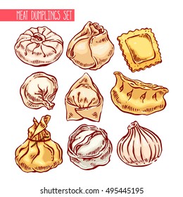 Dumpling Drawings Images, Stock Photos & Vectors | Shutterstock