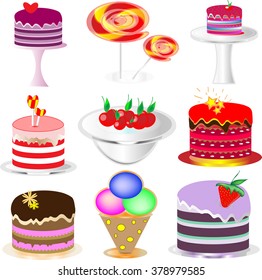 appetizing sweet set