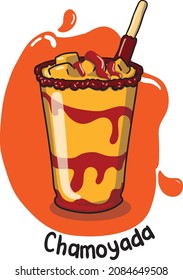 An appetizing taste of Mexican beverages. Chamoyada.
