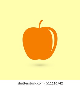 appie icon vector, flat design best vector icon