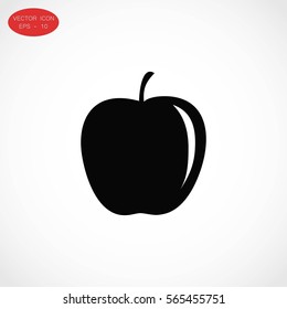 appie icon vector, flat design best vector icon