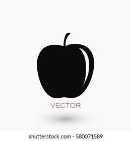 appie icon vector, flat design best vector icon
