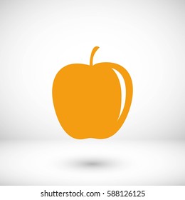 appie icon vector, flat design best vector icon