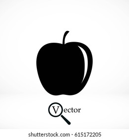 appie icon vector, flat design best vector icon