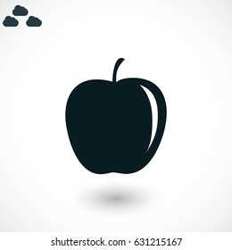 appie icon vector, flat design best vector icon